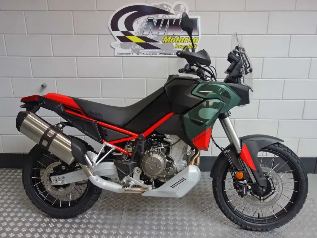 Nieuwe Aprilia Tuareg tour met 659cc motor uit 2026 bij NIWA Motoren