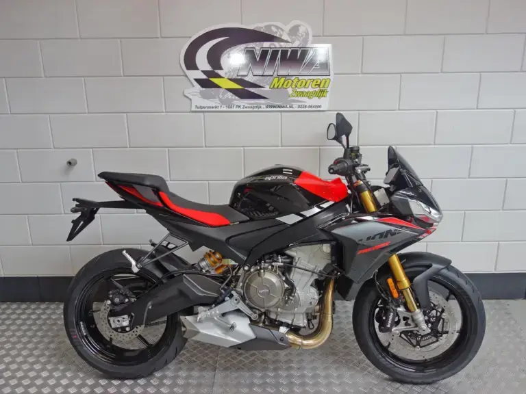 Nieuwe Aprilia Tuono 660 naked bike met 659cc motor uit 2026 bij NIWA Motoren