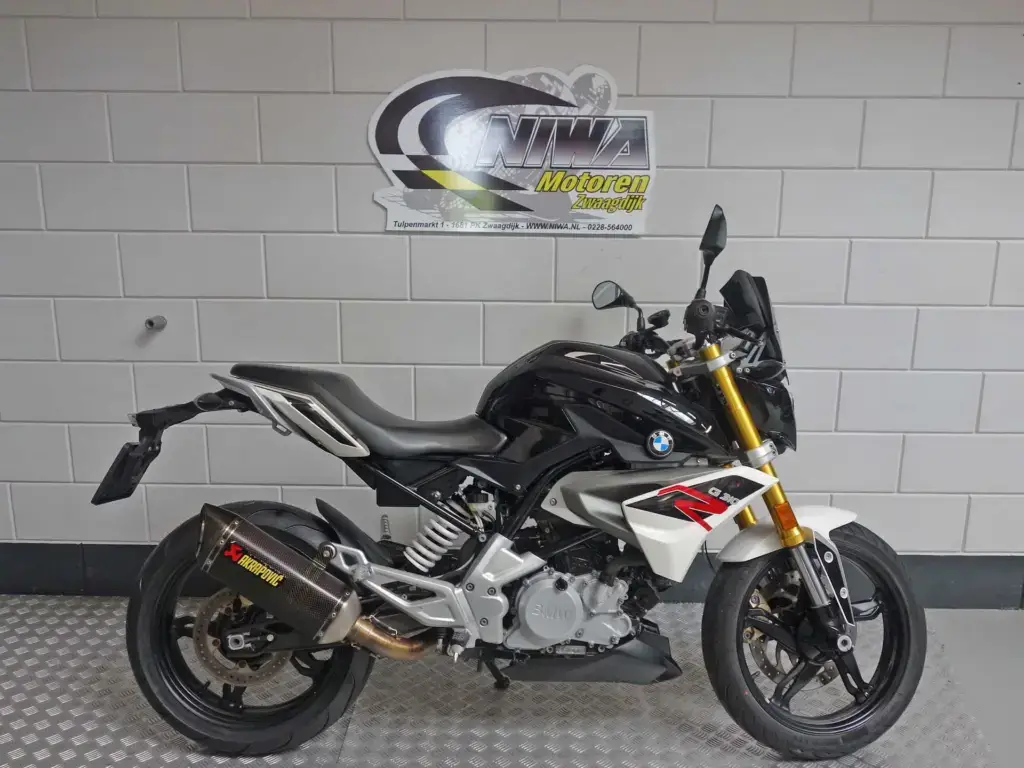 Gebruikte BMW G 310 R naked bike met 313cc motor uit 2018 bij NIWA Motoren
