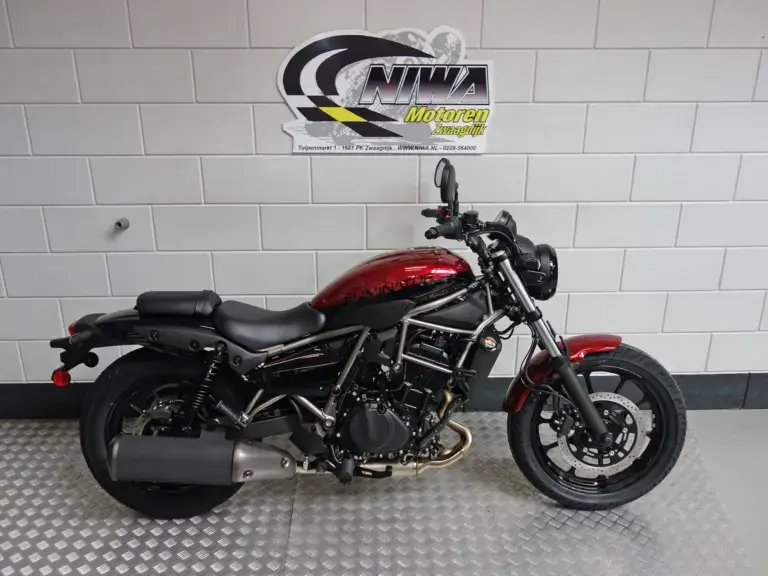 Gebruikte Kawasaki Eliminator 500 chopper met 451cc motor uit 2026 bij NIWA Motoren