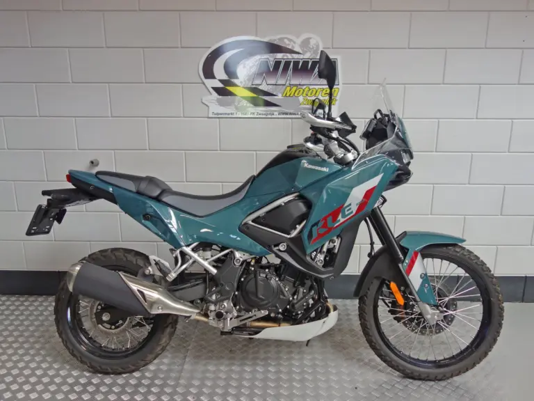 Nieuwe Kawasaki KLE500 all-road met cc motor uit 2026 bij NIWA Motoren