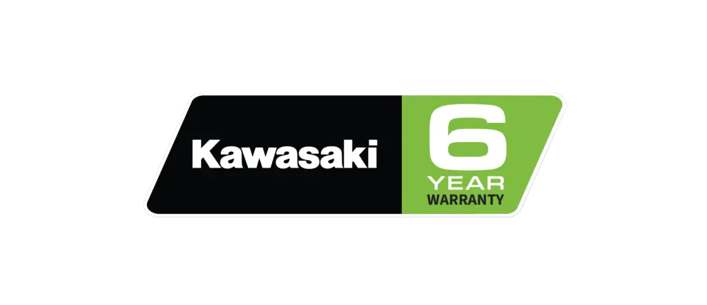 Kawasaki 6 jaar garantie logo